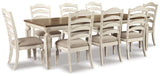 Realyn Dining Table and 8 Chairs - D743D5