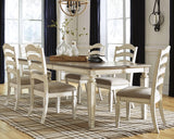 Realyn Extension Dining Table and 6 Chairs - D743D4