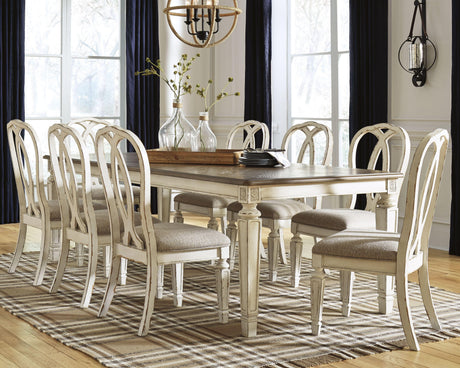 Realyn Dining Extension Table and 8 Chairs - D743D19
