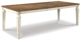 Realyn Extension Dining Table and 6 Chairs - D743D4