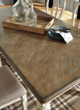 Realyn Extension Dining Table and 6 Chairs - D743D4