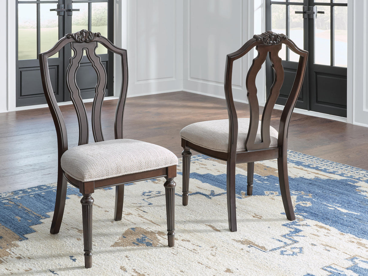 Lavinton Extension Dining Table and 6 Chairs - D764D2
