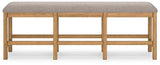 Havonplane Counter Height Extension Dining Table 4 Barstools and Bench - D773D2