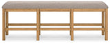 Havonplane Counter Height Extension Dining Table 4 Barstools and Bench - D773D2