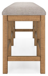 Havonplane Counter Height Extension Dining Table 4 Barstools and Bench - D773D2