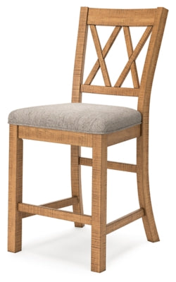 Havonplane Counter Height Extension Dining Table 4 Barstools and Bench - D773D2