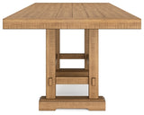 Havonplane Counter Height Dining Table, 6 Barstools and Bench - D773D5