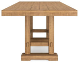 Havonplane Counter Height Dining Table and 8 Barstools - D773D4
