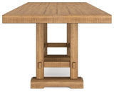 Havonplane Counter Height Extension Dining Table 4 Barstools and Bench - D773D2