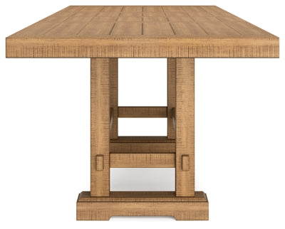 Havonplane Counter Height Dining Table and 8 Barstools - D773D4