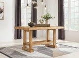 Havonplane Counter Height Extension Dining Table and 6 Barstools - D773D6