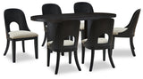 Rowanbeck Dining Table and 6 Chairs - D821D4