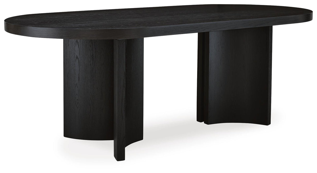 Rowanbeck Dining Table and 4 Chairs - D821D2