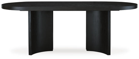 Rowanbeck Dining Table and 4 Chairs - D821D2