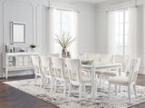 Chalanna Dining Table and 10 Chairs - D822D4