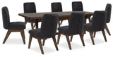 Dilenno Extension Dining Table and 8 Chairs - PCD857D3