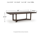 Dilenno Extension Dining Table and 6 Chairs - PCD857D2