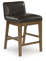 Cabalynn Counter Height Dining Table and 6 Barstools - D974D6