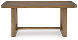 Cabalynn Counter Height Dining Table and 4 Barstools - D974D4