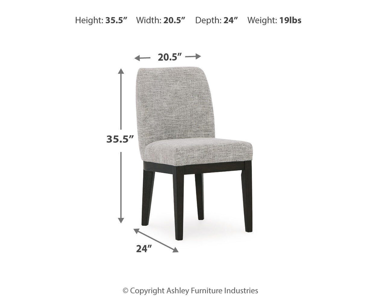 Burkhaus Dining Table and 4 Chairs - D984D1