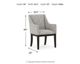 Burkhaus Dining Arm Chair - D984-01A