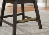 Burkhaus Counter Height Dining Table and 6 Barstools - D984D6