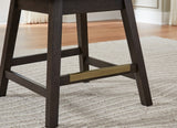 Burkhaus Counter Height Dining Table and 4 Barstools - D984D5