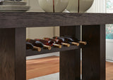 Burkhaus Counter Height Dining Table and 4 Barstools - D984D5