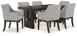 Burkhaus Dining Table and 6 Chairs - D984D11