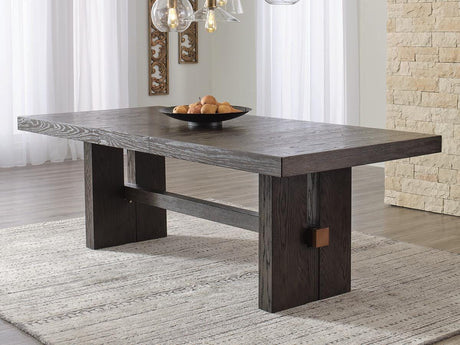 Burkhaus Dining Table and 4 Chairs - D984D1