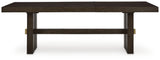 Burkhaus Dining Table and 4 Chairs - D984D1