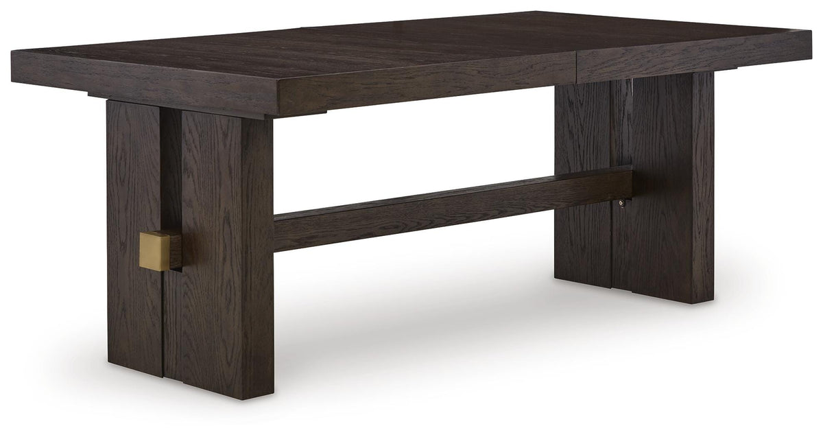 Burkhaus Dining Table and 4 Chairs - D984D1