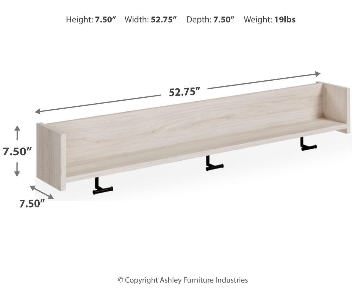 Socalle Wall Mounted Coat Rack with Shelf - EA1864-151