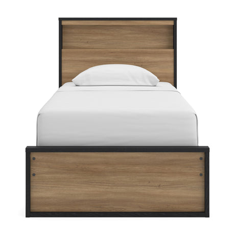 Kozmour Twin Bookcase Complete Bed Frame - EB1460-71