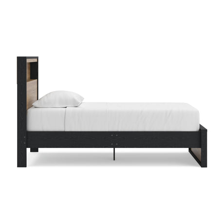 Kozmour Twin Bookcase Complete Bed Frame - EB1460-71