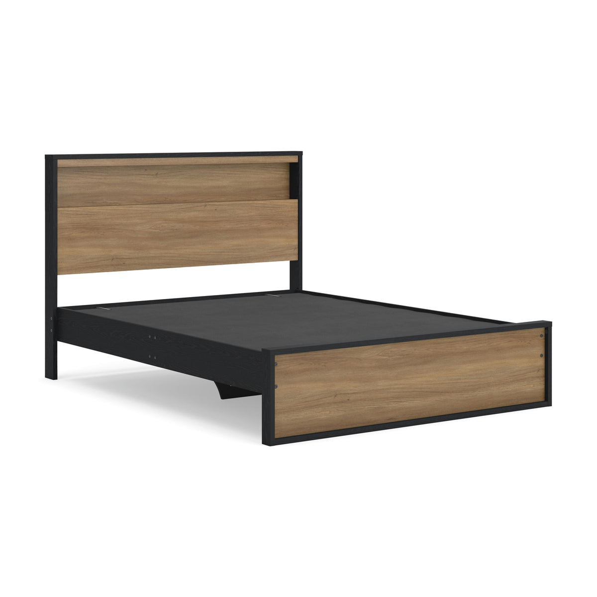 Kozmour Queen Bookcase Complete Bed Frame - EB1460-81