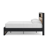 Kozmour Queen Bookcase Complete Bed Frame - EB1460-81
