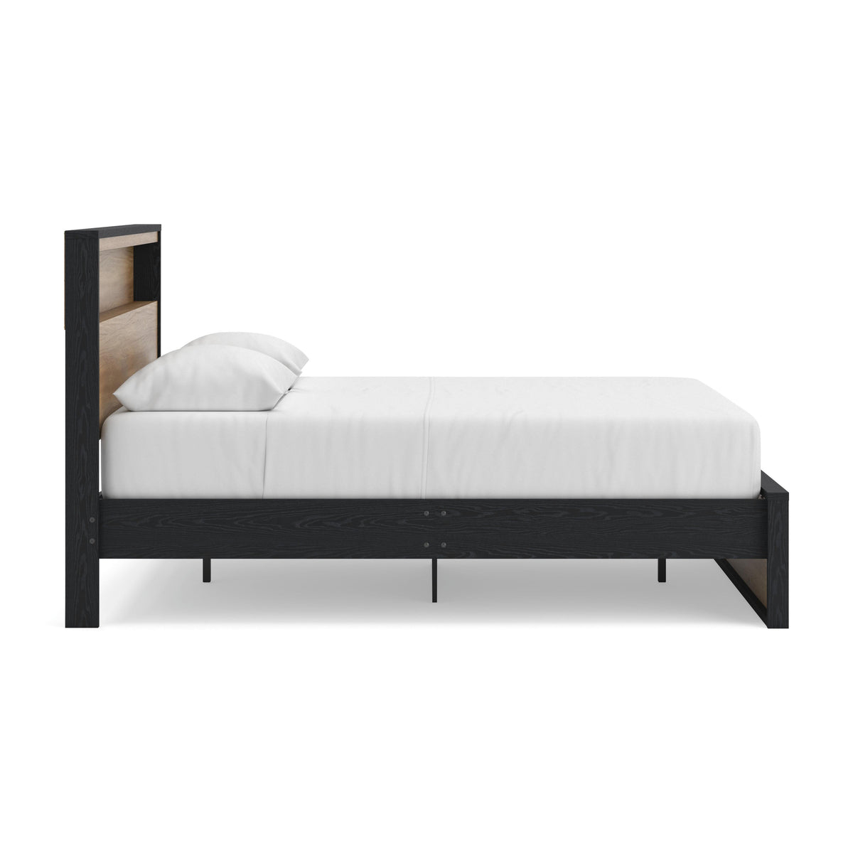 Kozmour Queen Bookcase Complete Bed Frame - EB1460-81
