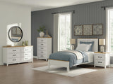 Kerisden Twin Panel Complete Bed Frame - EB1480-71