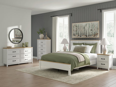 Kerisden Queen Panel Complete Bed Frame - EB1480-81