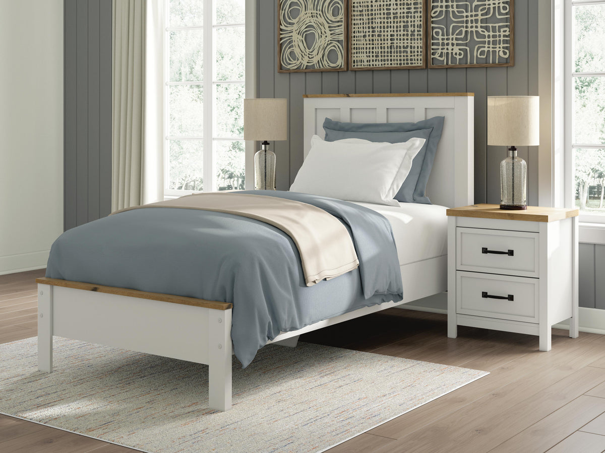 Kerisden Twin Panel Complete Bed Frame - EB1480-71