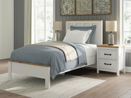 Kerisden Twin Panel Complete Bed Frame - EB1480-71
