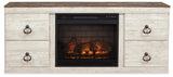 Willowton TV Stand with Electric Fireplace - EW0267W8