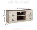 Willowton 60" TV Stand - EW0267-268