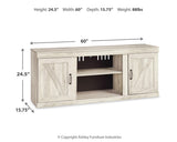 Bellaby 4-Piece Entertainment Center with Electric Fireplace - EW0331W8