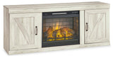Bellaby 4-Piece Entertainment Center with Electric Fireplace - EW0331W8