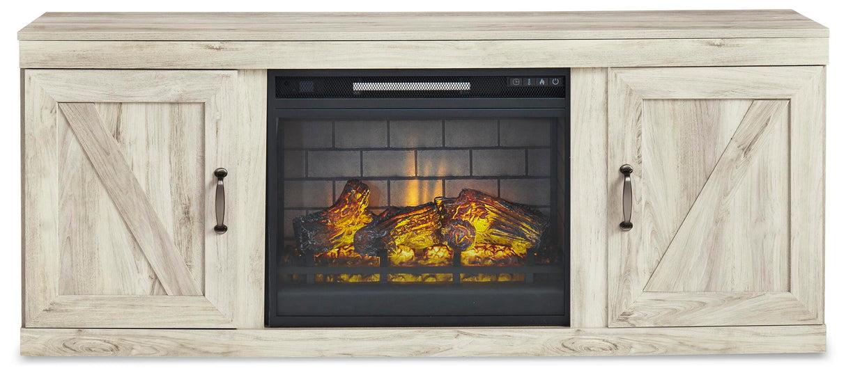 Bellaby 4-Piece Entertainment Center with Electric Fireplace - EW0331W8