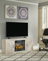 Bellaby 4-Piece Entertainment Center with Electric Fireplace - EW0331W8