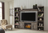 Wynnlow 4-Piece Entertainment Center with Electric Fireplace - EW0440W8