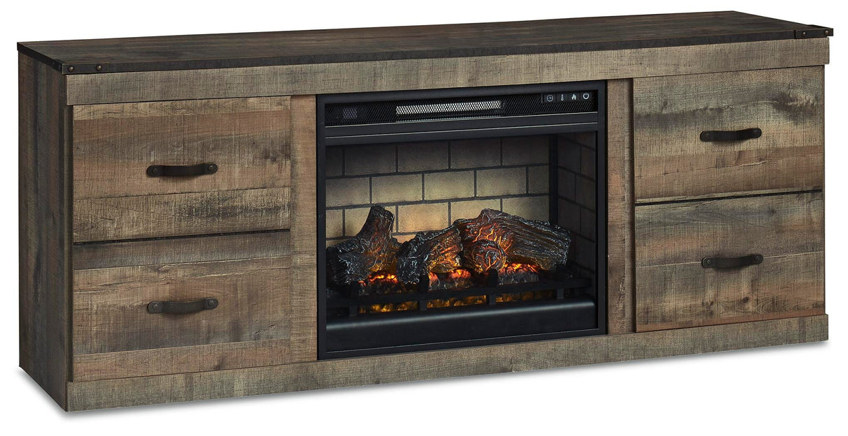 Trinell TV Stand with Electric Fireplace - EW0446W8